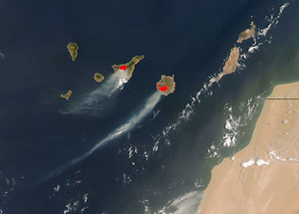 Incendio Canarias