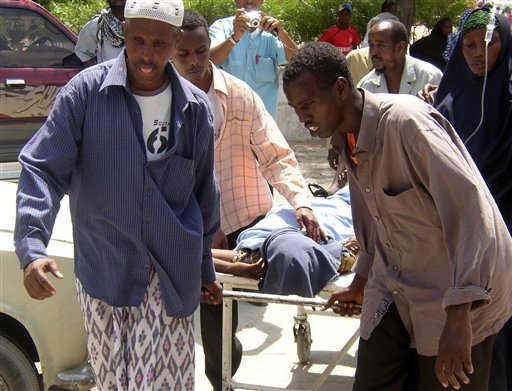 Somalia mujer herida